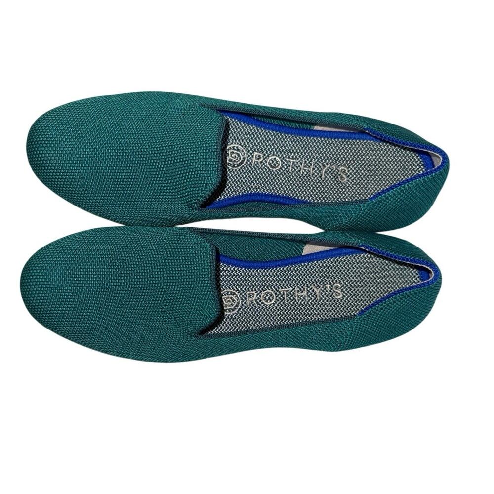 Women's Rothy's‎ Rare Washable Jade Green Loafers Size 7